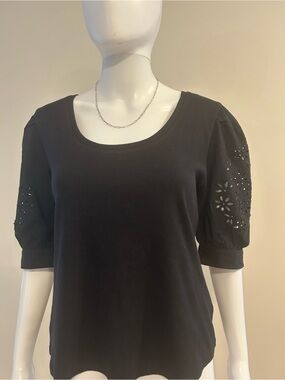 Generation Love Liv Embroidered Top in Black 

New With Tags